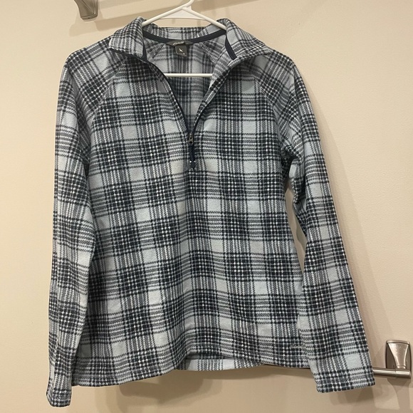 Eddie Bauer Fleece Quarter Zip Shirt - Picture 2 of 3